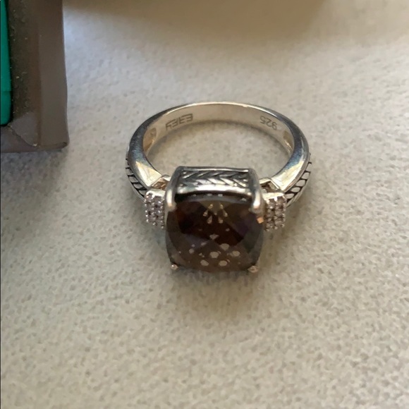 Effy Smokey quartz ring. Size 7 - Picture 4 of 5